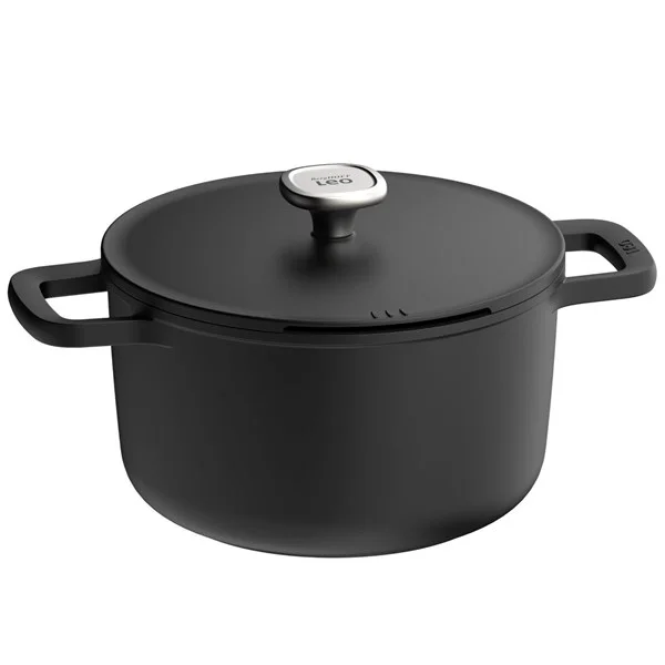 Kookpan met deksel antikleef Leo Phantom 24×14 cm - Afbeelding 2