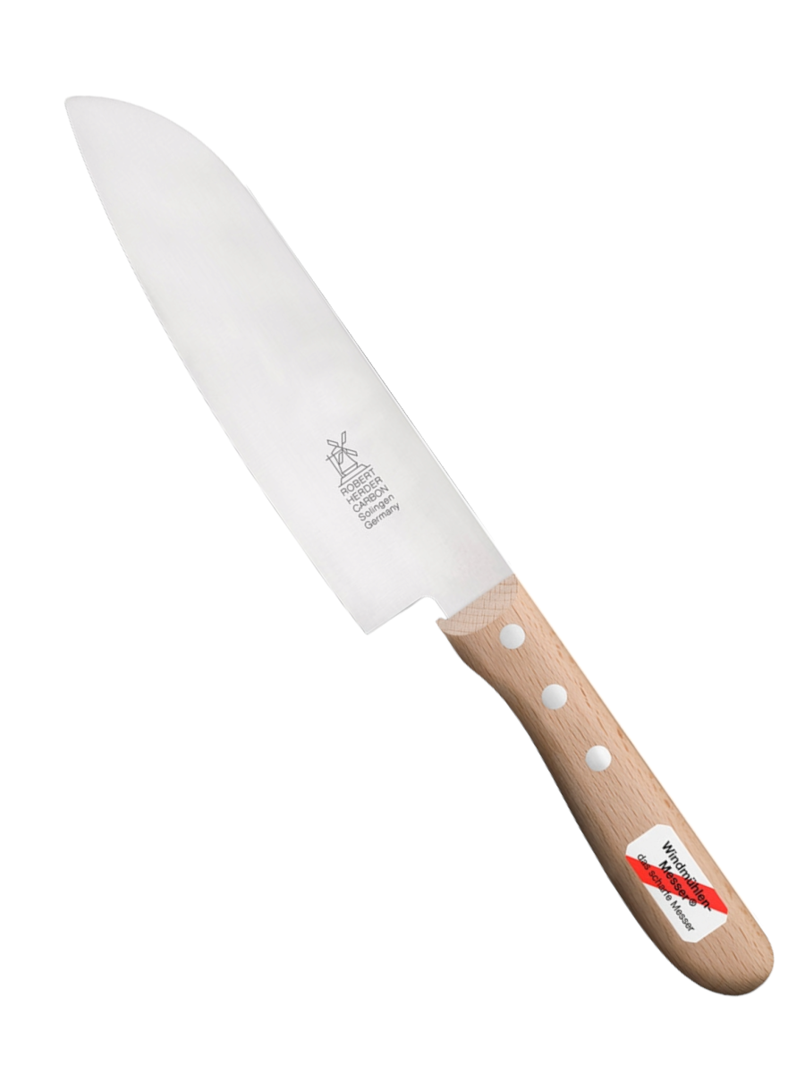 Robert Herder Santoku 165mm koolstofstaal