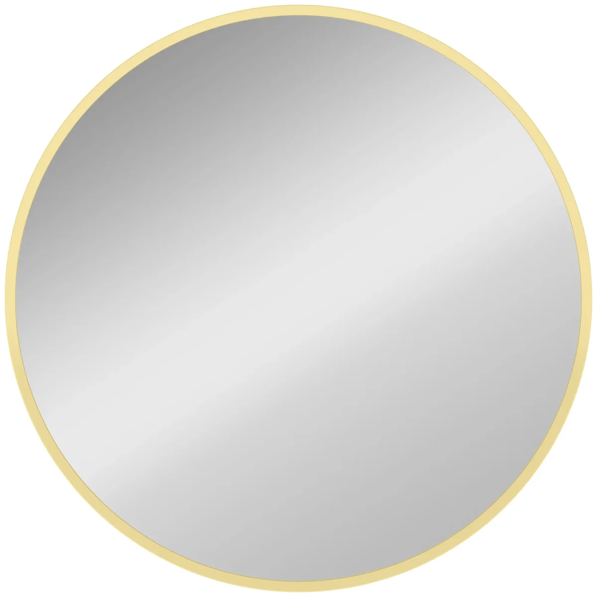 Wandspiegel, Modern Ontwerp, 61 X 61 Cm, Goud